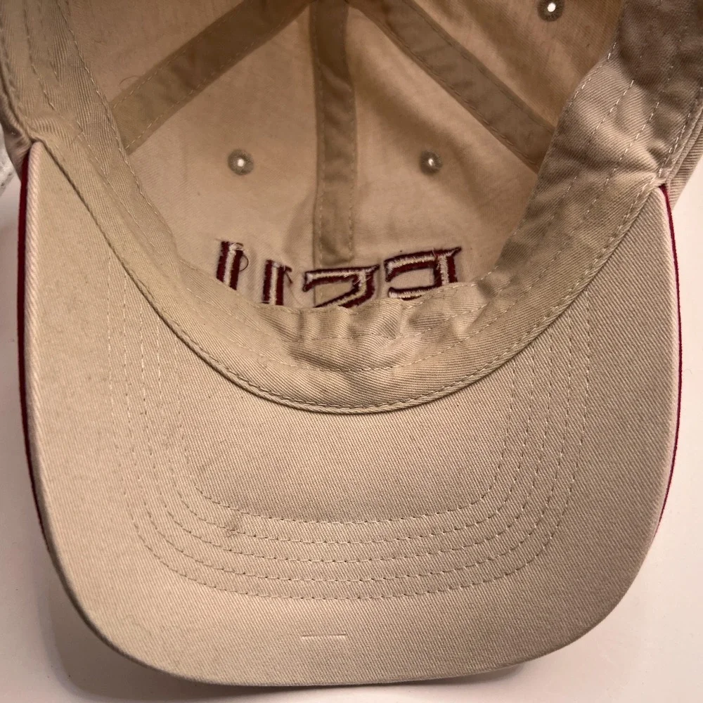 Nike Team FSU Florida State Seminoles Hat Tan Maroon Adjustable Cap 411942